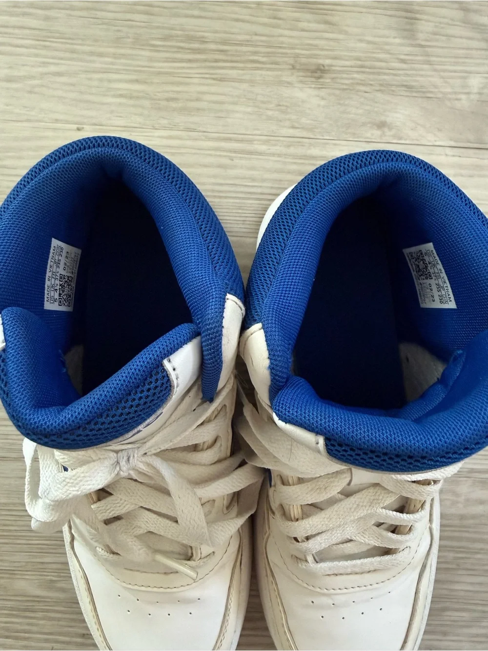 Adidas Hoops 3.0 Mid K 'White Royal Blue'